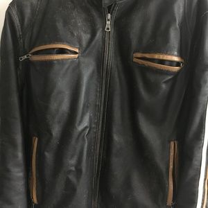 Tommy Hilfiger Leather Beefy Jacket